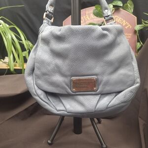Marc Jacobs Gray Leather Shoulder Bag